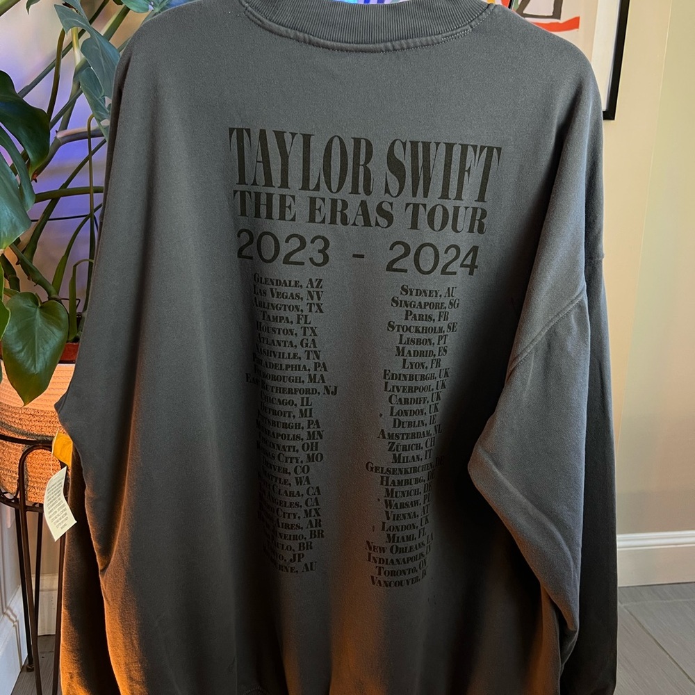 Taylor Swift Eras Tour Blue Crewneck